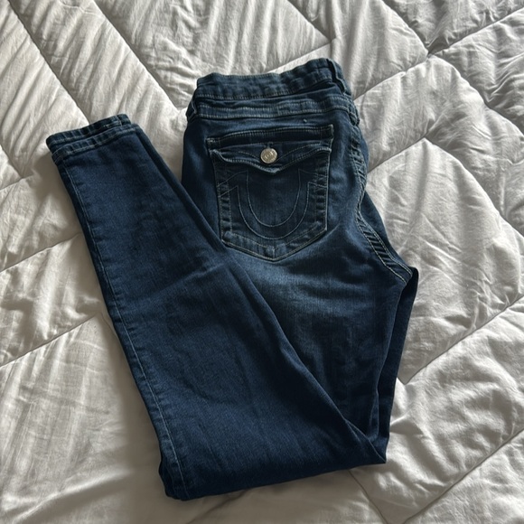 True Religion Women's Jennie Curvy Super Skinny Stretch Denim Jeans - Picture 7 of 10